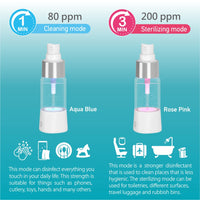 LilySpots mini, Original travel disinfection and cleaning agent at the touch of a button